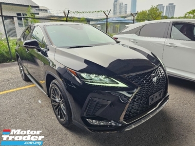 2020 LEXUS RX300 2.0 F Sport Package 3 LED 4 Electric seats High Grade Car BSM Power Boot Unregistered