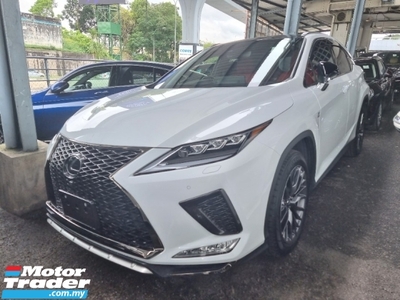 2020 LEXUS RX300 2.0 F Sport Panoramic roof Grade 5A 3 LED Facelift 5 years warranty HUD 360 BSM PCR Unregistered