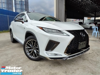 2020 LEXUS RX300 F SPORT FACELIFT PANROOF 4CAM BSM HUD RED LEATHER