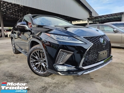 2020 LEXUS RX300 F SPORT PANROOF 4CAM RED LEATHER HUD BSM FACELIFT