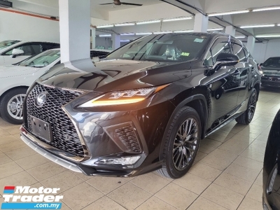 2020 LEXUS RX300 New Facelift F Sport Grade 4.5A 5 Years Warranty Panoramic Roof HUD BSM Apple Car Play Power Boot