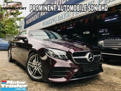 2020 MERCEDES-BENZ E-CLASS E300 COUPE AMG WTY 2023 2020,CRYSTAL BROWN, POWER BOOT,AMG SPORT RIMS, SUN ROOF, 1VIP DATO OWNER