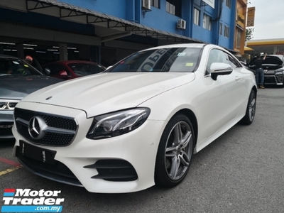 2020 MERCEDES-BENZ E-CLASS E300 COUPE Imported Edition YEAR MADE 2020 UNREG Mileage 22000km only ((( 2 Years Warranty )))