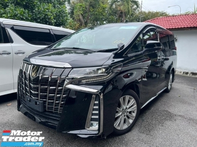 2020 TOYOTA ALPHARD 2.5 SA Type Black Special Edition S/Roof 4 Camera
