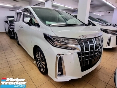 2020 TOYOTA ALPHARD 2.5 SC 3 LED Pilot Leather Seats Surround camera Power boot 5 Years Warranty Unregistered