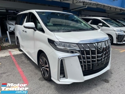 2020 TOYOTA ALPHARD 2.5 SC DIM SUNROOF SURROUND CAMERA LOCAL AP UNREG