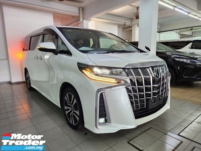 2020 TOYOTA ALPHARD 2.5 SC Grade 4.5 Sequential 3 LED Sun Moon Roof DIM BSM Apple Car Play Auto Android 5 Year Warranty