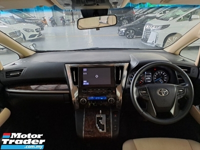 2020 TOYOTA ALPHARD 2.5 X 8 SEATER,2 POWER DOOR,ANDROID APPLE CARPLAY.150 UNIT NEW ARRIVED ALPHARD X S SA TYPE GOLD G SC