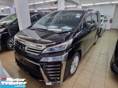2020 TOYOTA VELLFIRE 2.5 Z 8 Seaters Surround camera Power boot 2 Power doors Lane Keep Assist PCR Unregistered