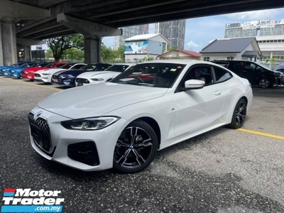 2021 BMW 4 SERIES 420i M SPORT WHITE EDITION 360 SURROUND CAMERA POWER BOOT WIRELESS CHARGE BSM SYSTEM KEYLESS ENTRY