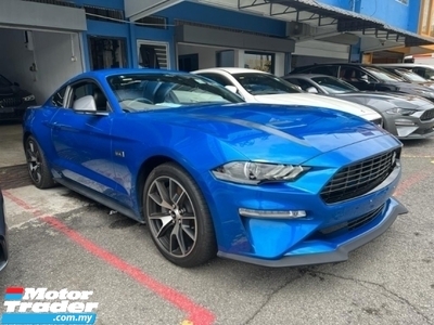 2021 FORD MUSTANG Unreg Ford Mustang GT Coupe 2.3cc Turbo Engine High Performance Facelift Digital Meter Paddle Shift
