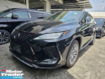 2021 LEXUS RX300 2.0 F Sport Package Panoramic Roof 3 LED Facelift Power boot Memory seats High Specs Unregistered