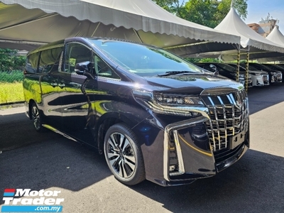 2021 TOYOTA ALPHARD 2.5 SC Sunroof 3 LED Low Mileage 10k km Only Japan High Grade Car Pilot Leather Seats Unregistered