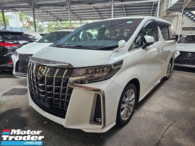 2021 TOYOTA ALPHARD 2.5 Type Gold Edition 3 LED Power Boot Leather Alcantara Seats New 3BA Player Unregistered