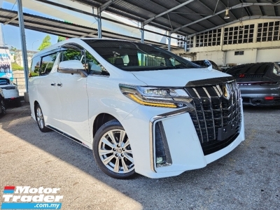 2021 TOYOTA ALPHARD 2.5 Type Gold Edition 3 LED Sequential Headlamp Sun Roof DIM BSM Apple Car Play 5 Years Warranty PCS
