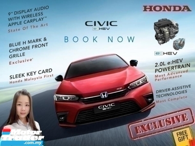 2023 HONDA CIVIC Contact us immediately today for get fastest stock and provide professional service + Honda premium