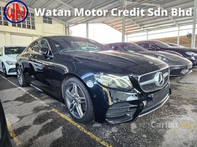 Recon 2019 Mercedes-Benz E300 AMG Premium Coupe 64 Colors Full Ambient LED Lights 12.3-inch Full Digital Meter 2.0 Turbo 241hp 9G-Tronic No Processing Fee - Cars for sale