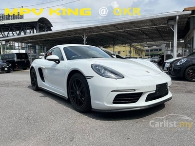 Recon [READY STOCK] 2018 PORSCHE 718 CAYMAN 2.0 COUPE / JAPAN SPEC / PDLS HEADLIGHTS / APPLE CARPLAY / SPORT MODE / UNREGISTERED - Cars for sale
