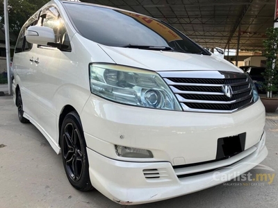 Used 2007 Toyota Alphard 3.0 G 1MZ-FE MPVMZG V6 8 SEATER FULL SPEC, SUNROOF, LEATHER, POWER BOOT, WARRANTY, MUST VIEW, PROMOSI RAYA - fast loan loan kedai - Cars for sale