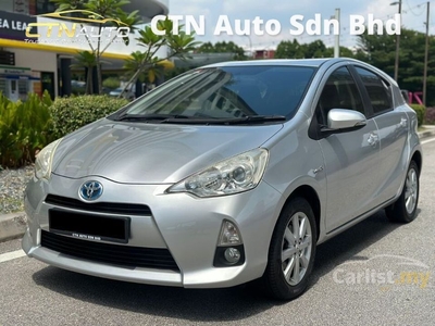 Used 2012/2014 Toyota Prius C 1.5 Hybrid Hatchback (A) FULL SERVICE RECORD TOYOTA / NEW BATTERY / TRUE YEAR MAKE / NEW CAR CONDITION - Cars for sale