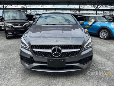 Recon 2019 Mercedes-Benz CLA180 1.6 AMG COUPE PANORAMIC ROOF SUNROOF HARMON KARDON SOUND SYSTEM BSM DUAL MEMORY SEAT DUAL ELECTRIC SEAT JAPANSPEC GRADE 4.5A - Cars for sale