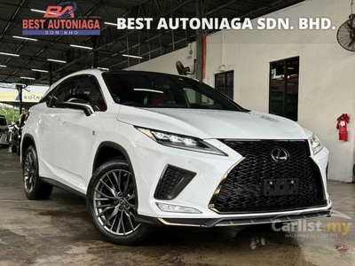 Recon Best Condition with Panoramic Roof & RED Leather Interior 2021 Lexus RX300 2.0 F Sport SUV - Cars for sale