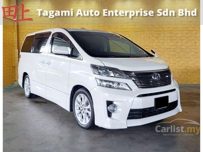 Used 2009 Toyota Vellfire 2.4 Z Platinum MPV MASSAGE PILOT SEAT PWR BOOT SUNROOF PWR DOOR FACELIFT - Cars for sale