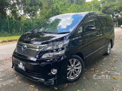 Used 2013/2016 Toyota Vellfire 2.4 ZG MPV , PILOT SEAT , FULL LEATHER SEAT , 360 CAMERA , SUNROOF , 7 SEATER , TIP TOP CONDITION - Cars for sale