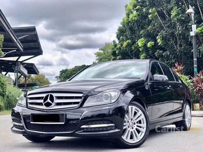 Used 2013 Mercedes-Benz C200 CGI 1.8 Elegance 1Dato Owner LowMile F/Lon OTR Free Warranty Free Tinted - Cars for sale