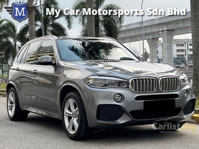 Used 2017 BMW X5 2.0 xDrive40e M Sport SUV F15 (A) PANORAMIC ROOF/POWERBOOT/REAR ENTERTAINMENT/8 SPEED F15 LOCAL - Cars for sale