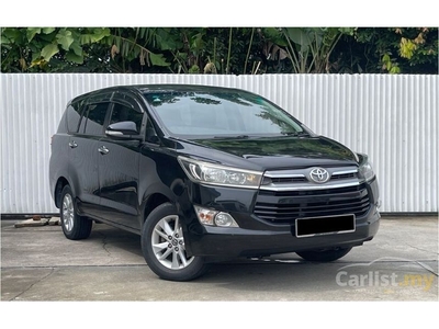 Used 2017 Toyota Innova 2.0 G MPV TRUE YEAR MAKE FULL SERVICE TOYOTA SUPER LOW MIELAGE ONE OWNER 5 YEARS WARRANTY - Cars for sale