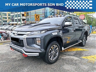 Used 2021 Mitsubishi Triton 2.4 (A) 4X4 VGT Premium Updated Spec Pickup Truck /FULL SERVICE / UNDER WARRNTY / TIPTOP / LIKE NEW / LEATHER /R.CAMERA - Cars for sale