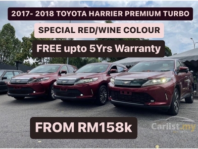 Recon (OFFER) 2018 Toyota Harrier 2.0 Premium + TURBO + GR / GRADE 5A / 3K mileage only LOWEST in MALAYSIA - Cars for sale