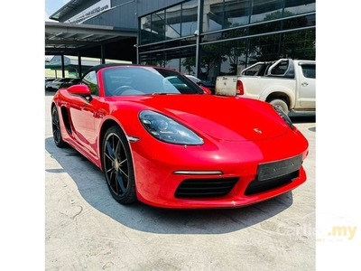 Recon 2018 Porsche 718 2.0 Boxster Convertible FULL SPEC PRICE CAN NGO UNTIL LET GO CHEAPER IN TOWN PLS CALL FOR VIEW AND TEST DRIVE CONVERTIBLE TOP FASTER - Cars for sale