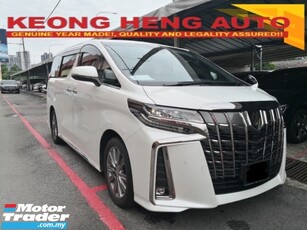 2020 TOYOTA ALPHARD 2.5 TYPE GOLD AGH30 New Facelift YEAR MADE 2020 Done 35k km Only Loan Rate 2.xx (5 YEARS WARRANTY)