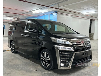 Recon 2019 Toyota Vellfire 2.5 ZG - ORIGINAL 9K KM ONLY - JBL - 4CAMERA - SUNROOF - DIM - WIRELESS PHONE CHARGING - VERY FULL SPEC & LOW MILEAGE - Cars for sale