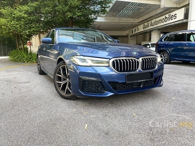 Used 2022 BMW 530i 2.0 M Sport Sedan ( BMW Quill Automobiles ) Full Service Record, Very Low Mileage 13K KM, Under Warranty & Free Service Until Oct 2027 - Cars for sale