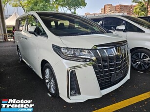 2020 TOYOTA ALPHARD 2.5 Type Gold Edition 3 LED Power Boot Leather Alcantara Seats New 3BA Player Unregistered