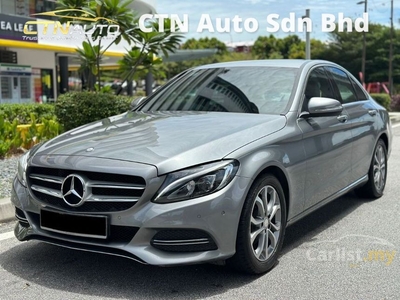 Used 2015 Mercedes-Benz C200 2.0 (A) LOCAL CKD / 70K MILEAGE / FULL SERVICE HAP SENG MERCEDES / PUSHTART / PADDLE SHIFT / 2015 TRUE YEAR MAKE - Cars for sale