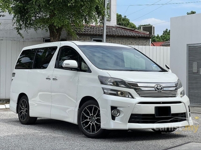 Used 2014/2015 Toyota Vellfire 2.4(A) Z Golden Eyes LUXURY MPV - COOLER AIS BOX/ALPINE STYLE PLAYER - - Cars for sale