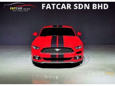 Used FORD MUSTANG 2.3 COUPE ECO BOOST - YEAR 2016 (REG YEAR 2020) #ORI LOW MILEAGE 61K KM ONLY #RED CANDY METALIC + ORIGINAL 19 INCH SPORT RIM #GOOD DEALS - Cars for sale