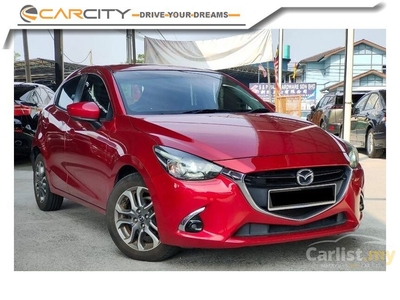Used OTR PRICE 2018 Mazda 2 1.5 SKYACTIV-G Hatchback *10 (A) FULL SERVICE RECORD UNDER MAZDA 53K MILEAGE ONLY DVD PLAYER LEATHER SEAT KEYLESS - Cars for sale