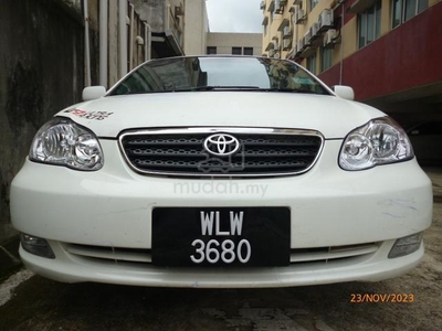 Toyota COROLLA 1.8 ALTIS G (A) ONE OWNER 2005