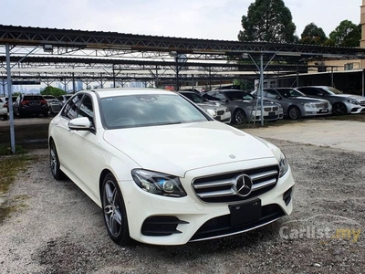 Recon 2017 (UNREG) Mercedes-Benz E200 2.0 AMG JAPAN FULL SPEC**BURMESTER SOUND**HEAD UP DISPLAY**POWER BOOT*NEW ARRIVAL OFFER - Cars for sale