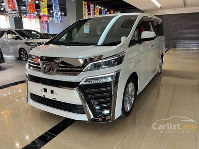 Recon 2018 Toyota Vellfire 2.5 Z A Edition MPV FACELIFT, 7 SEATER, 2 POWER DOORS, PRE CRASH, LANE KEEP ASSIST, ORIGINAL MILEAGE 18K KM (5 YEARS WARRANTY) - Cars for sale