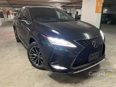 Recon 2019 Lexus RX300 2.0 F Sport SUV/ LEATHER SEAT/ REVERSE CAMERA/ POWER BOOT/ PANROOF/ HUD/ PCS/ LKA/ BSM/ GRADE 5A - Cars for sale