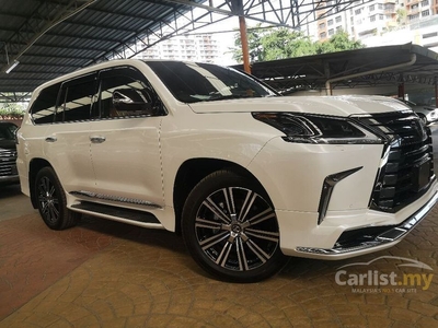 Recon 2020 Lexus LX570 5.7 SUV Black Sequence 8 seaters - Cars for sale