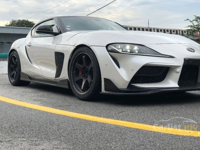 Recon 2020 REVOLUTION GCG TURBO CARBON AIR INTAKE FULL CARBON BODYKIT EXHAUST BRIDE FULL BUCKET SEAT APPLE PLAY Toyota GR Supra 3.0 UNREG RZ - Cars for sale