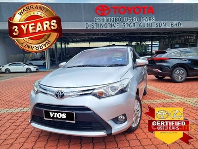 Used 2014 Toyota Vios 1.5G +FREE 3 Years WARRANTY +FREE 3 Years Service by Authorized Toyota Service Centre +TRUSTED DEALER + Certified Cars for sale - Cars for sale