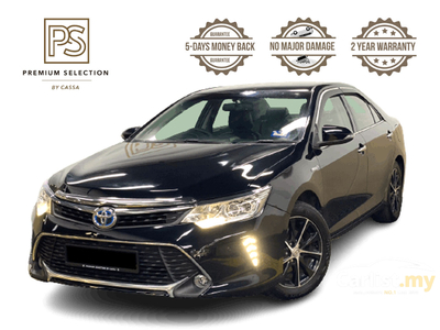 Used 2015 Toyota Camry 2.5 Hybrid Sedan - POWER LEATHER SEAT/CLEAN INTERIOR/REAR AIR-COOL/REVERSE CAMERA/1 YEAR WARRANTY /NO BANJIR/NO ACCIDENT - Cars for sale